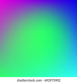 Colorful gradient mesh background in rainbow colors. Abstract blurred smooth image. Smooth blend banner template. It can use as wallpaper.