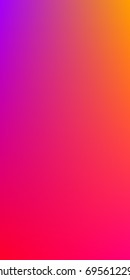 Colorful gradient mesh background in rainbow colors. Abstract blurred smooth image. Smooth blend banner template. It can use as wallpaper.