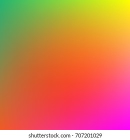 Colorful gradient mesh background in rainbow colors. Abstract blurred smooth image. Smooth blend banner template. It can use as wallpaper.