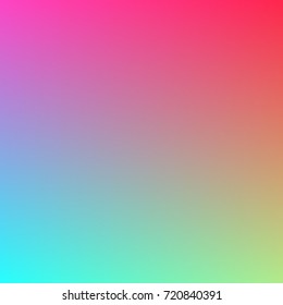 Colorful gradient mesh background in rainbow colors. Abstract blurred smooth image. Smooth blend banner template. It can use as wallpaper.
