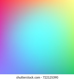 Colorful gradient mesh background in rainbow colors. Abstract blurred smooth image. Smooth blend banner template. It can use as wallpaper.