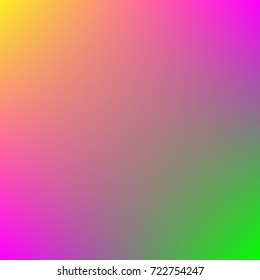 Colorful gradient mesh background in rainbow colors. Abstract blurred smooth image. Smooth blend banner template. It can use as wallpaper.