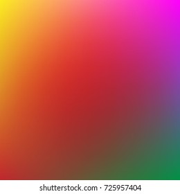 Colorful gradient mesh background in rainbow colors. Abstract blurred smooth image. Smooth blend banner template. It can use as wallpaper.