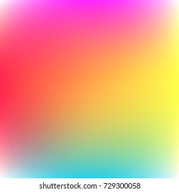 Colorful gradient mesh background in rainbow colors. Abstract blurred smooth image. Smooth blend banner template. It can use as wallpaper.