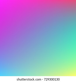 Colorful gradient mesh background in rainbow colors. Abstract blurred smooth image. Smooth blend banner template. It can use as wallpaper.