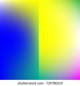 Colorful gradient mesh background in rainbow colors. Abstract blurred smooth image. Smooth blend banner template. It can use as wallpaper.