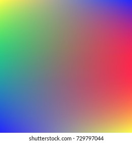 Colorful gradient mesh background in rainbow colors. Abstract blurred smooth image. Smooth blend banner template. It can use as wallpaper.