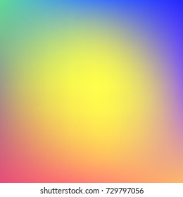 Colorful gradient mesh background in rainbow colors. Abstract blurred smooth image. Smooth blend banner template. It can use as wallpaper.