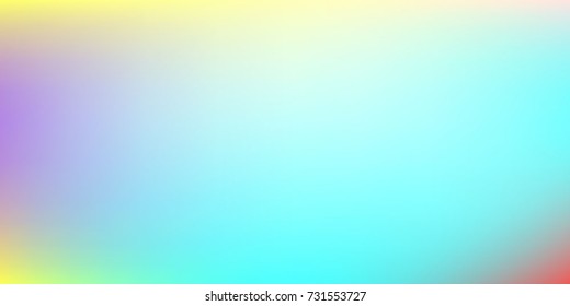 Colorful gradient mesh background in rainbow colors. Abstract blurred smooth image. Smooth blend banner template. It can use as wallpaper.