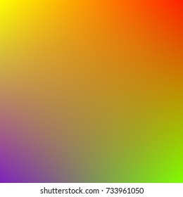 Colorful gradient mesh background in rainbow colors. Abstract blurred smooth image. Smooth blend banner template. It can use as wallpaper.