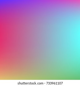 Colorful gradient mesh background in rainbow colors. Abstract blurred smooth image. Smooth blend banner template. It can use as wallpaper.