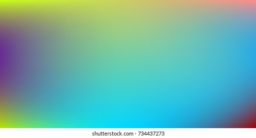 Colorful gradient mesh background in rainbow colors. Abstract blurred smooth image. Smooth blend banner template. It can use as wallpaper.