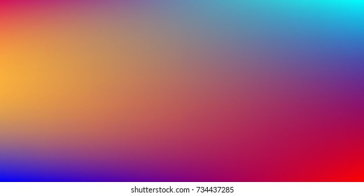 Colorful gradient mesh background in rainbow colors. Abstract blurred smooth image. Smooth blend banner template. It can use as wallpaper.