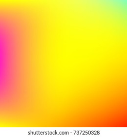 Colorful gradient mesh background in rainbow colors. Abstract blurred smooth image. Smooth blend banner template. It can use as wallpaper.