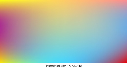 Colorful gradient mesh background in rainbow colors. Abstract blurred smooth image. Smooth blend banner template. It can use as wallpaper.