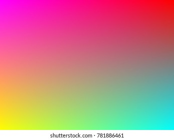 Colorful gradient mesh background in rainbow colors. Abstract blurred smooth image. Smooth blend banner template. It can use as wallpaper