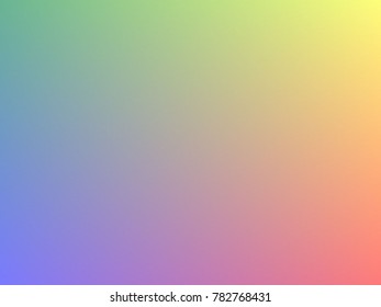 Colorful gradient mesh background in rainbow colors. Abstract blurred smooth image. Smooth blend banner template. Iridescent holographic wallpaper, texture. Creative neon frame.