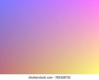 Colorful gradient mesh background in rainbow colors. Abstract blurred smooth image. Smooth blend banner template. Iridescent holographic wallpaper, frame, banner.