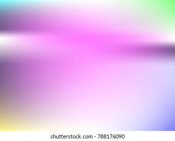 Colorful gradient mesh background. Rainbow colors. Abstract blurred smooth image. Smooth blend banner template. Iridescent holographic wallpaper, frame, banner.