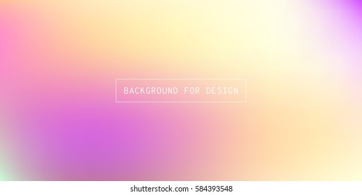 Colorful gradient mesh background soft bright light
