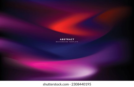 Colorful gradient mesh background template copy space. Fluid colour gradation backdrop design. Suitable for poster, landing page, banner, leaflet, pamphlet, brochure, flyer, card, or art cover.