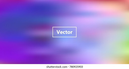 Colorful gradient mesh blur background in rainbow colors. Abstract blurred smooth image. Smooth blend banner template. It can use as wallpaper.