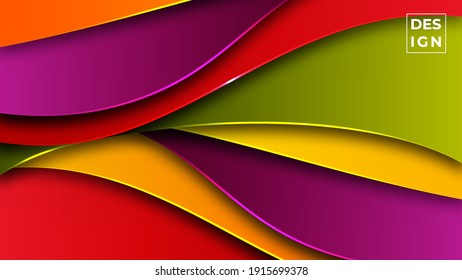 fondo abstracto moderno de gradiente colorido. Fondo de formas geométricas. puede usarse para negocios, presentación, banner web, fondo.