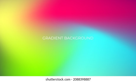 Diseño de fondo moderno de degradado colorido