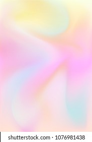 Colorful gradient omre background. Abstract girly backdrop.