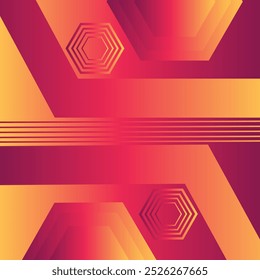 Colorful Gradient orange abstract background overlap layer on bright space with effect decoration