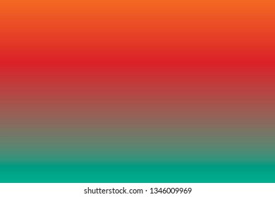 colorful gradient orange, red and turquoise background