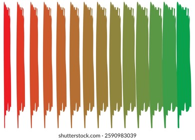 Colorful Gradient Paint Swatches for Design Inspiration.
