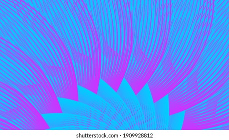 colorful gradient palm leaf shading stack background