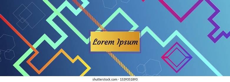 Colorful gradient pattern background, abstract geometric shape vector texture. Сover graphic design, geometric line minimal pattern background