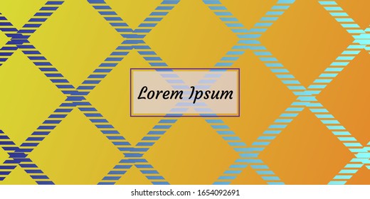 Colorful gradient pattern background, abstract geometric shape vector texture. Сover graphic design, geometric line minimal pattern background
