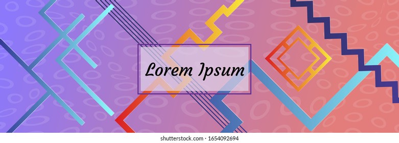 Colorful gradient pattern background, abstract geometric shape vector texture. Сover graphic design, geometric line minimal pattern background