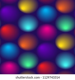 Colorful gradient pattern - seamless colorful lights on dark blue background design
