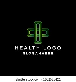 colorful gradient Pharmacy Logo, Medical Cross logo design vector template