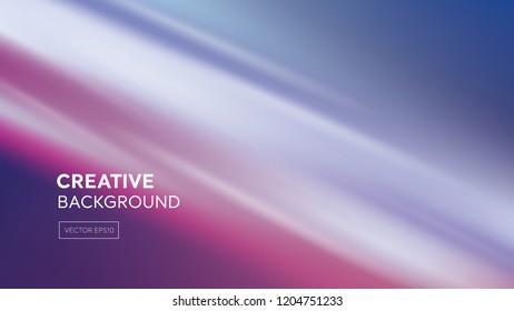 Colorful gradient pink purple and blue abstract background with white oblique light