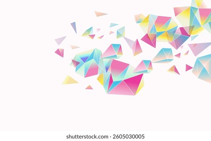 Colorful gradient polygon business background
