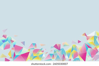 Colorful gradient polygon business background
