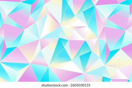 Colorful gradient polygon business background