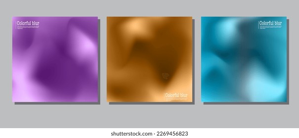 Colorful gradient  A set templates for creative design  Layout the cover  banner  brochure  poster  advertising  corporate design   interior paintings