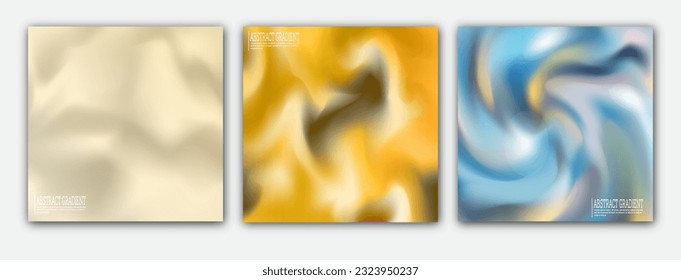 Colorful gradient. A set of templates for creative design. Layout of the cover, banner, brochure, poster, advertising, corporate design and interior paintings