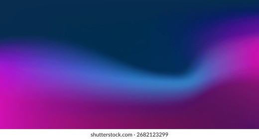 Fundo abstrato de combinação de onda suave de gradiente colorido. Design vetorial moderno