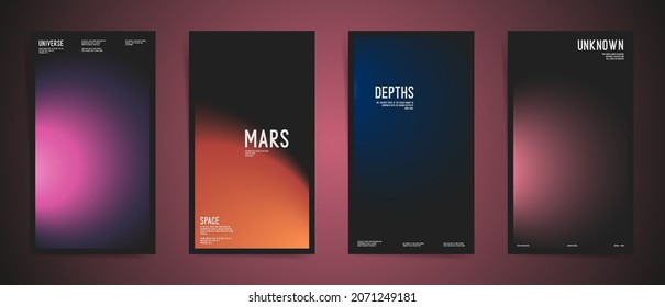 gradient post banners 