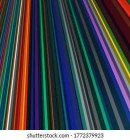 Fondo abstracto de rayas degradadas coloridas. Ilustración de brillo vectorial