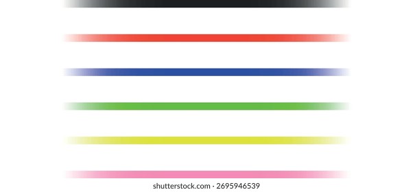 Listras de gradiente colorido com design simples em fundo branco Textura de fundo