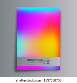 Colorful gradient texture background for flyer, poster, brochure cover, typography or other printing products. Vector illustration.