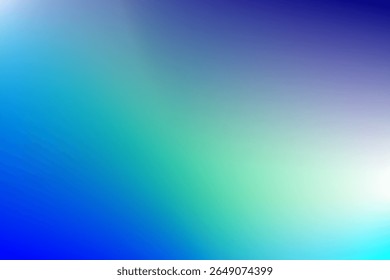 Colorful Gradient Texture with Blue and Green Tones Blending Harmoniously
